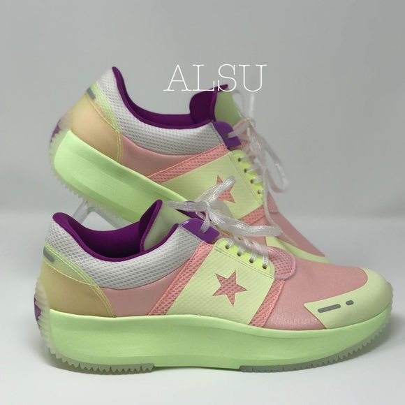 Converse Run Star OX Volt Storm Pink W AUTHENTIC - Picture 5 of 8